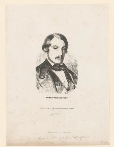 Portret van Franz Dingelstedt