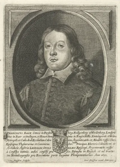 Portret van Franz Egon von Fürstenberg-Heiligenberg