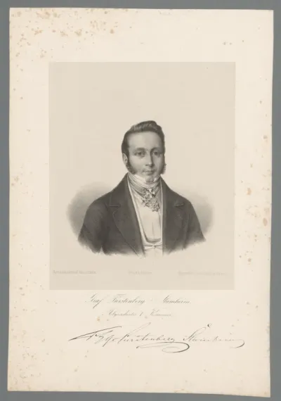 Portret van Franz Egon von Fürstenberg-Stammheim
