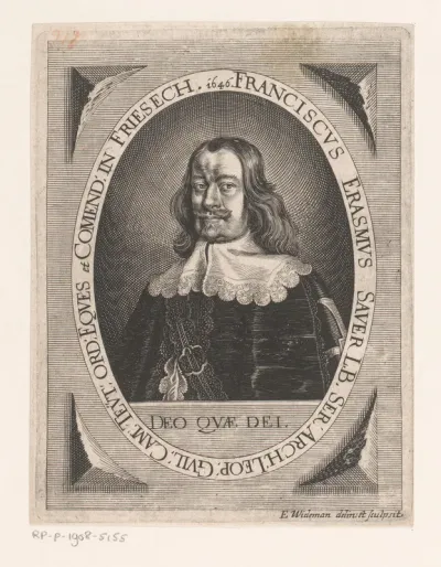 Portret van Franz Erasmus von Sauer