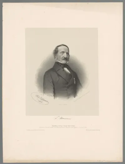 Portret van Franz Ernst Neumann
