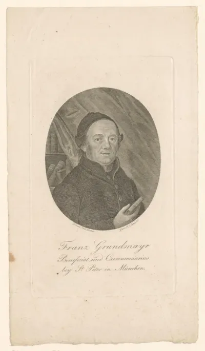 Portret van Franz Grundmayr