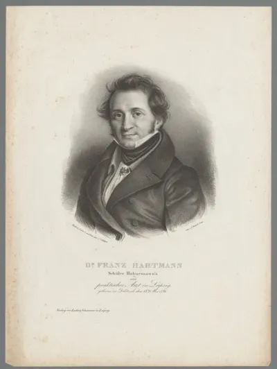 Portret van Franz Hartmann