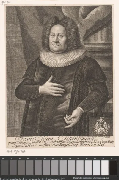 Portret van Franz Heinrich Schönemann