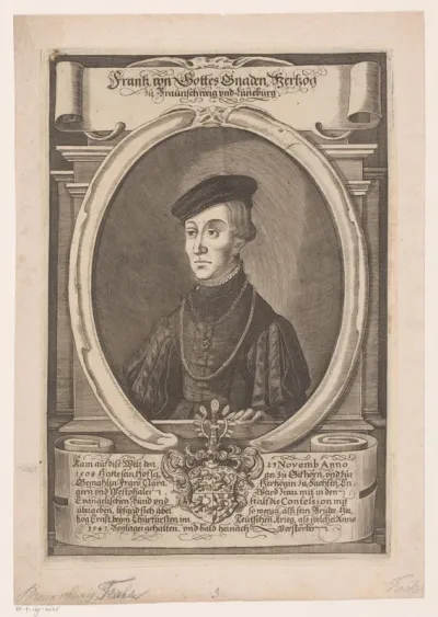 Portret van Franz, Herzog von Braunschweig-Lüneburg