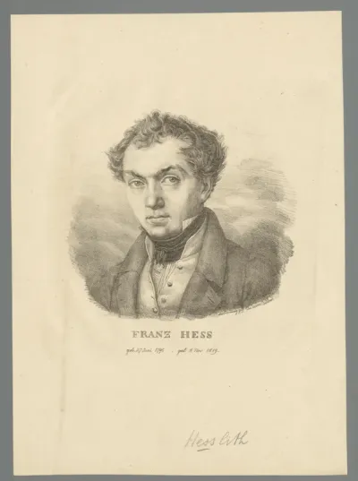 Portret van Franz Hess