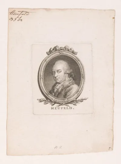 Portret van Franz Heufeld