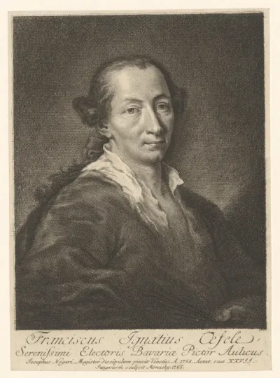 Portret van Franz Ignaz Oefele