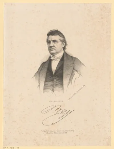 Portret van Franz Josef von Buss