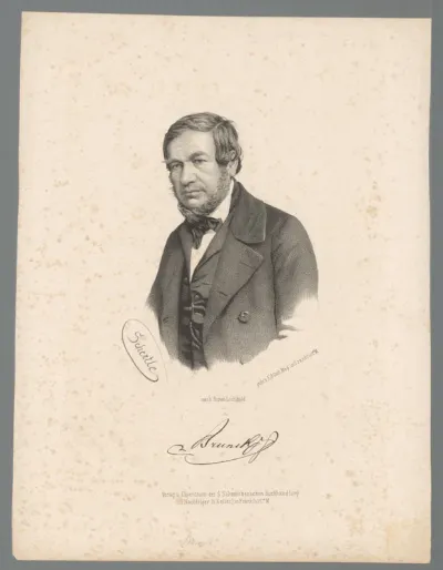 Portret van Franz Joseph Brunck