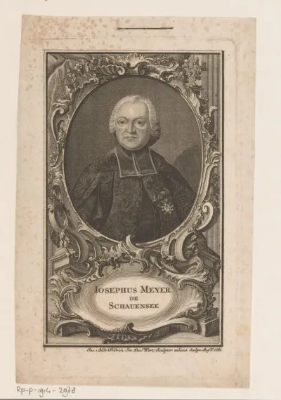Portret van Franz Joseph Leonz Meyer-Schauensee