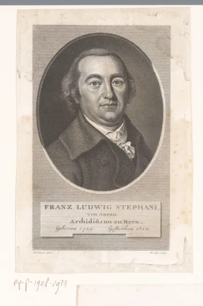 Portret van Franz Joseph Stephani