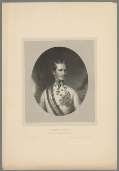 Portret van Franz Jozef I van Oostenrijk