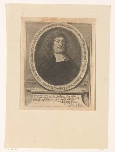 Portret van Franz Julius Lütkens