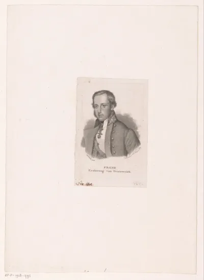 Portret van Franz Karl, aartshertog van Oostenrijk