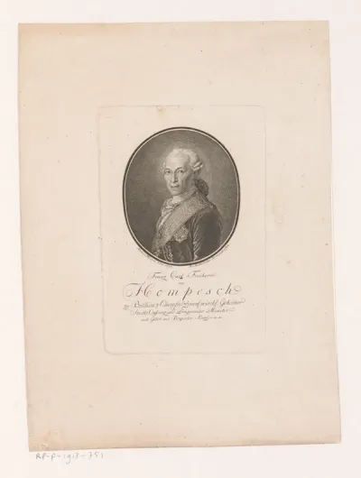 Portret van Franz Karl Freiherr von Hompesch-Bollheim