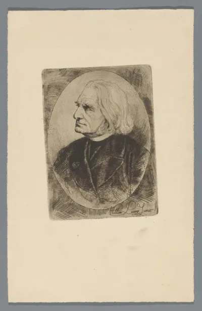 Portret van Franz Liszt