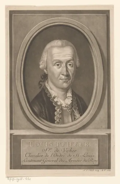 Portret van Franz Ludwig Pfyffer
