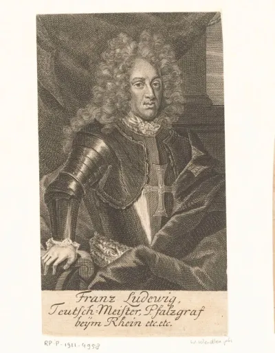 Portret van Franz Ludwig von Pfalz-Neuburg