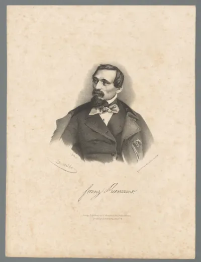 Portret van Franz Raveaux