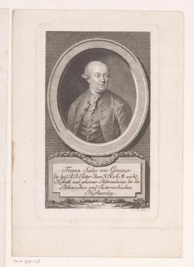 Portret van Franz Sales von Greiner