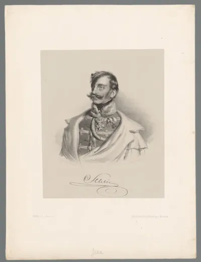 Portret van Franz Schlik