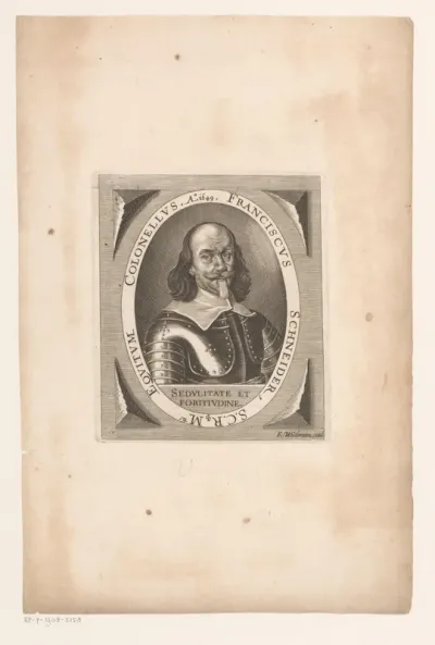 Portret van Franz Schneider