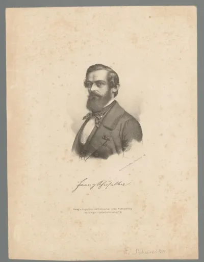 Portret van Franz Schuselka