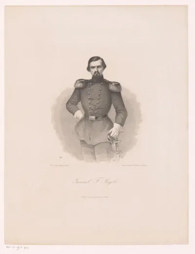 Portret van Franz Sigel