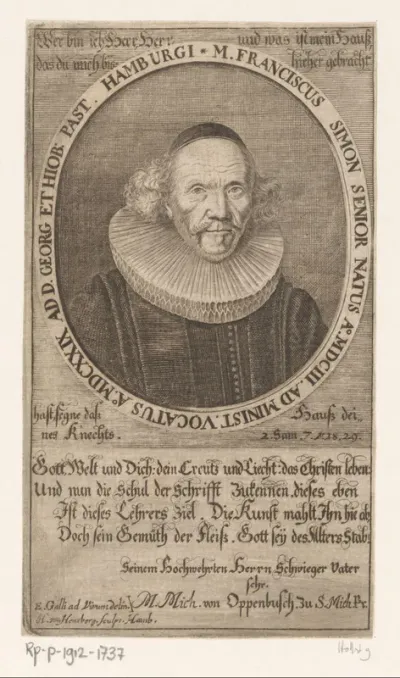 Portret van Franz Simon