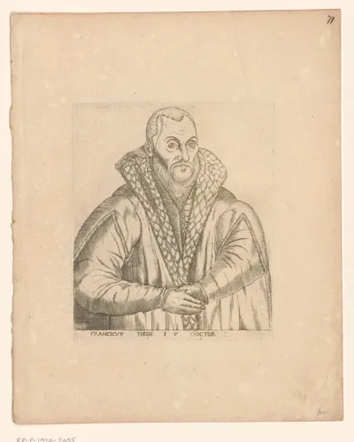 Portret van Franz Thege