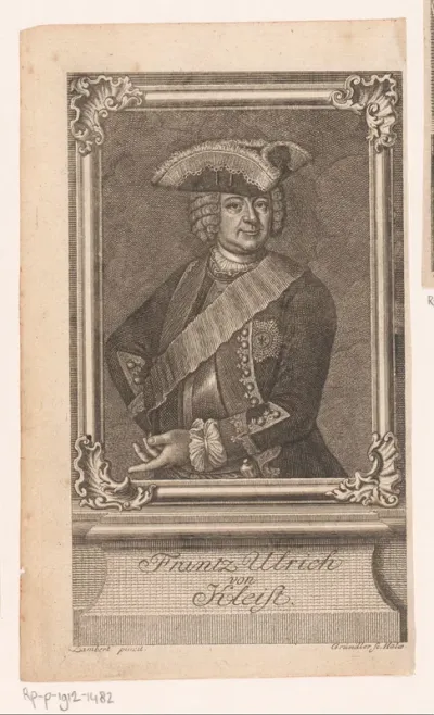 Portret van Franz Ulrich von Kleist
