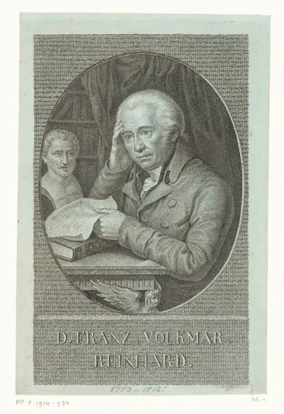 Portret van Franz Volkmar Reinhard