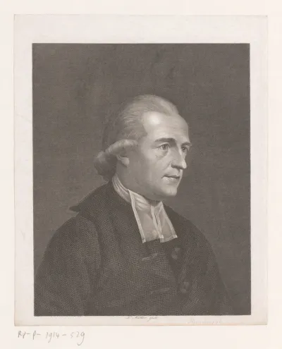 Portret van Franz Volkmar Reinhardt