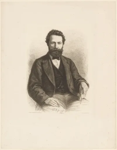 Portret van Franz von Defregger