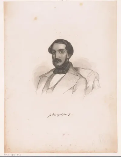 Portret van Franz von Dingelstedt