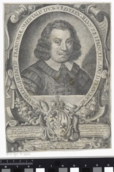 Portret van Franz von Hatzfeld