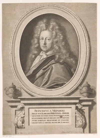 Portret van Franz von Meinders