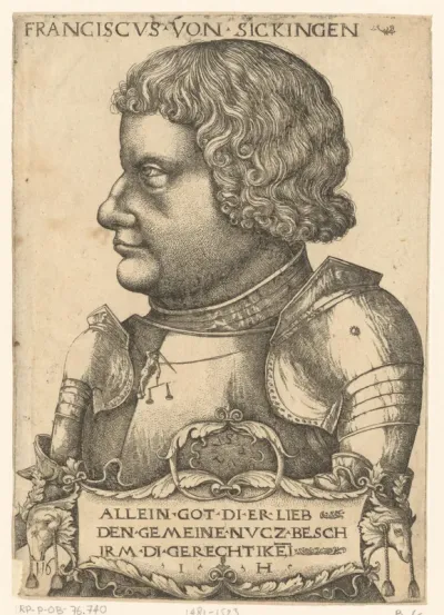 Portret van Franz von Sickingen