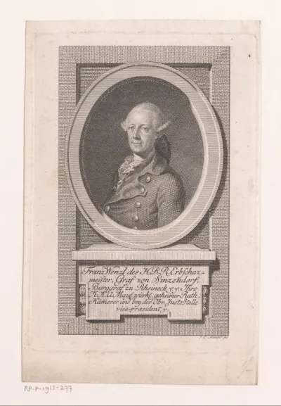 Portret van Franz Wenzel von Sinzendorf