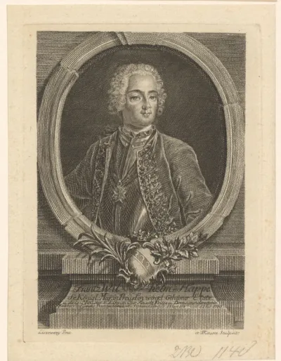 Portret van Franz Wilhelm von Happe