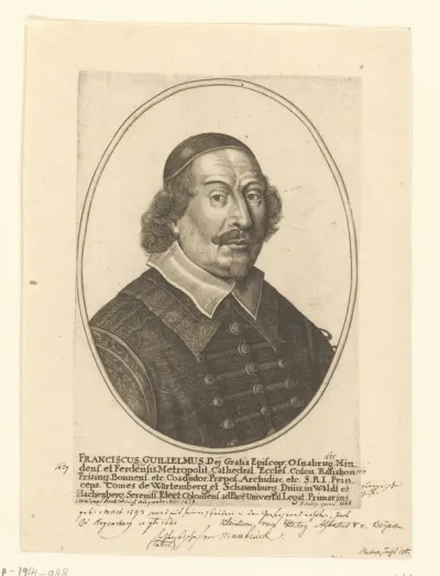 Portret van Franz Wilhelm von Wartenberg