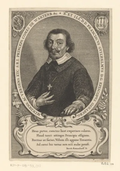 Portret van Franz Wilhelm von Wartenberg