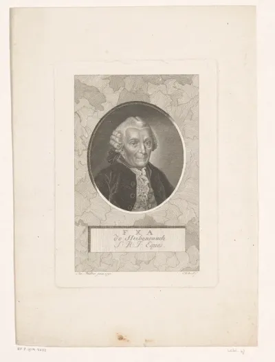 Portret van Franz Xaver Anton Edler von Stubenrauch