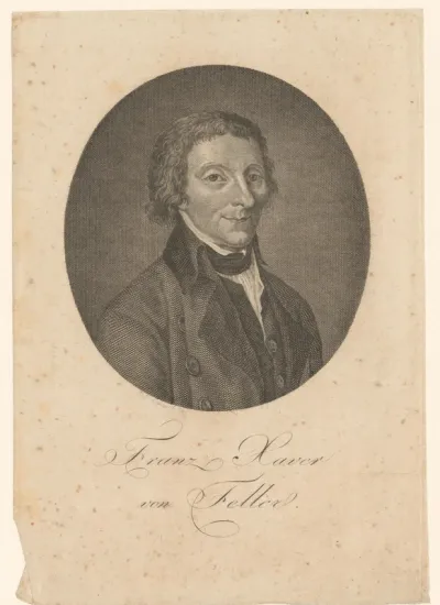 Portret van Franz Xaver von Feller