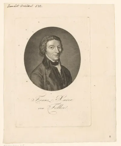 Portret van Franz Xaver von Feller