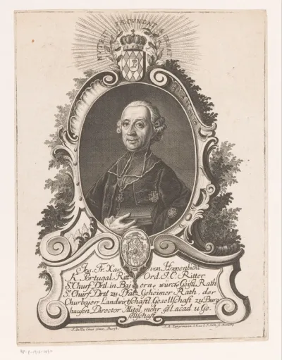 Portret van Franz Xaver von Hoppenbichl