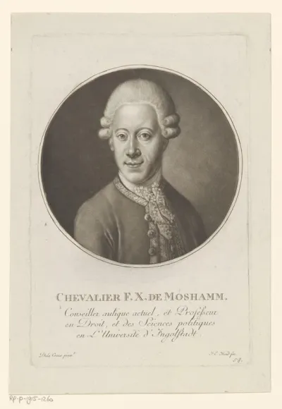 Portret van Franz Xaver von Moshammer