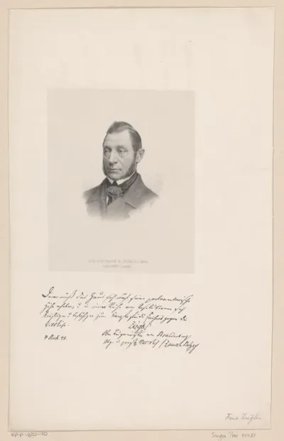 Portret van Franz Ziegler