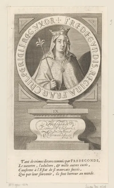 Portret van Fredegonde